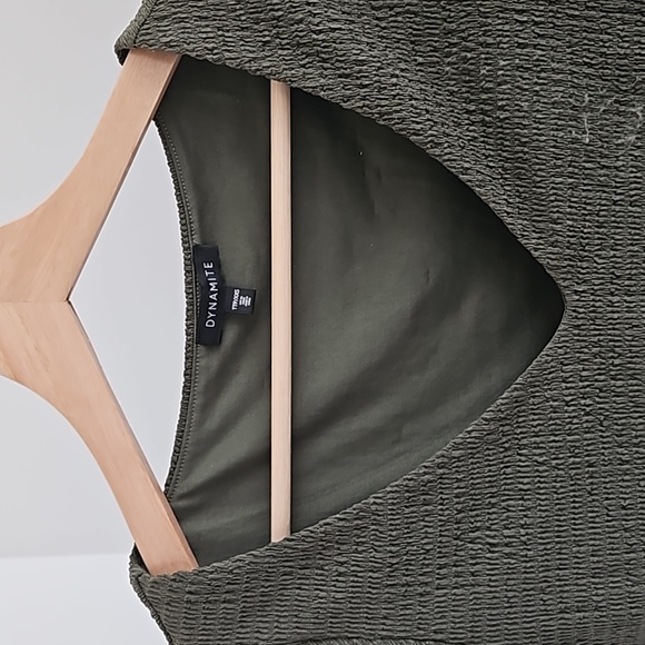 2 for 1 Dynamite Matching Set Maxi Skirt and Crop Top set in Green Bodycon fit - Picture 5 of 9